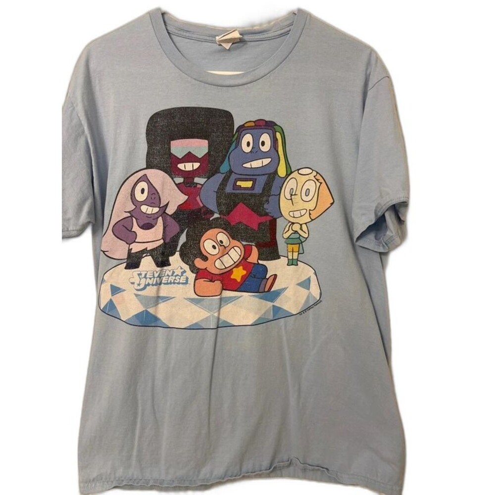 Port & Company Steven Universe Light Blue Graphic Tee
